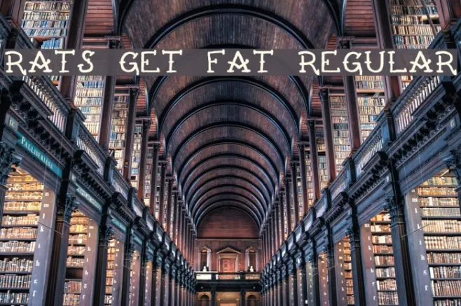 Rats Get Fat Regular Example 1