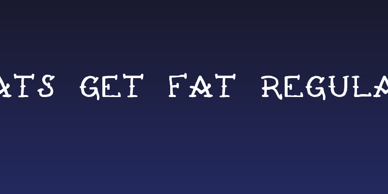 Rats Get Fat Regular Social Header