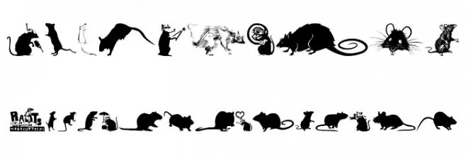 Rats Font OTHER CHARS