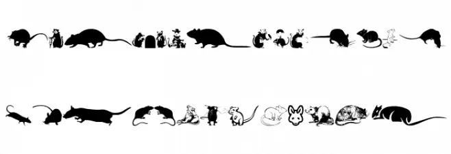 Rats 字体 大写