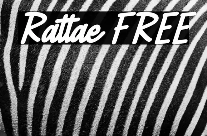 Rattae FREE Font examples