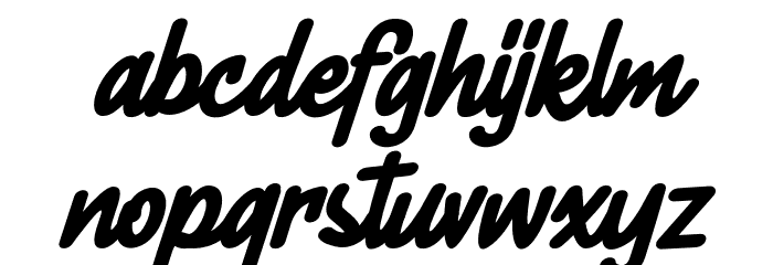 RattaeFREE Font LOWERCASE