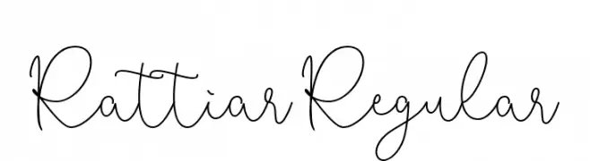 Rattiar Regular  font caratteri gratis