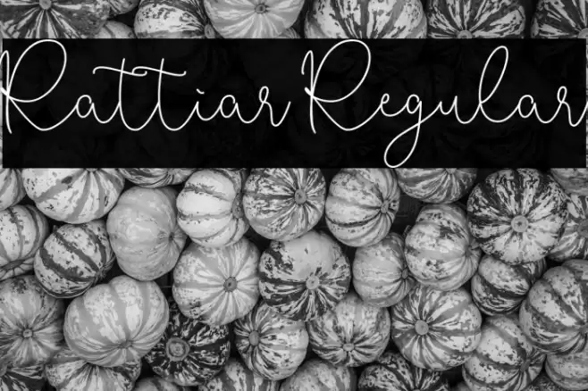 Rattiar Regular Font examples