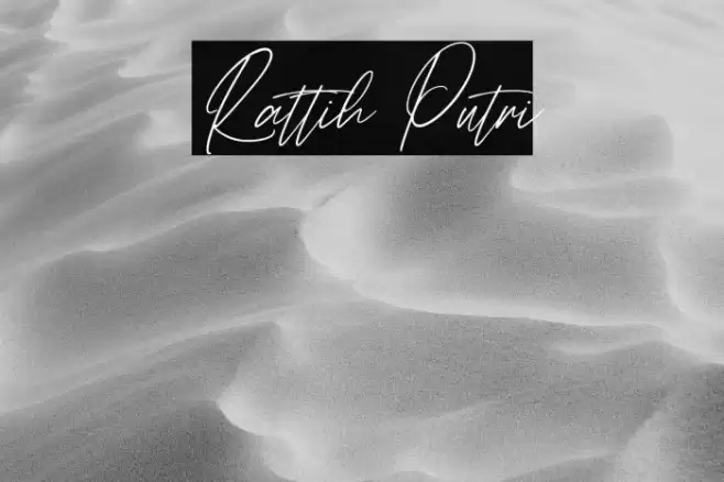 Rattih Putri Font examples