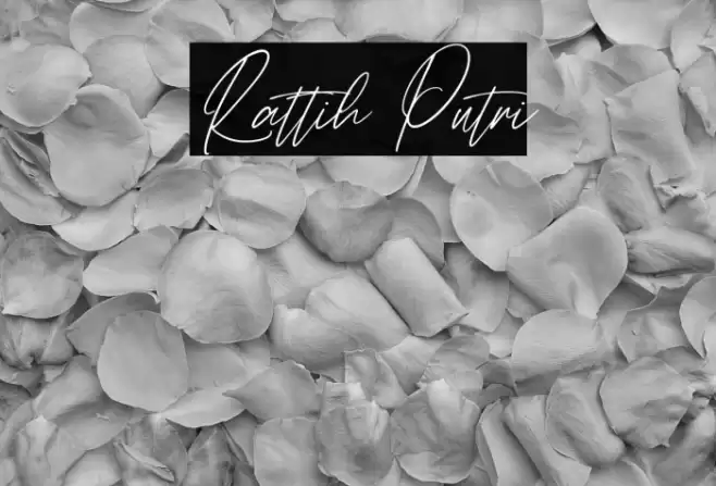 Rattih Putri Font examples