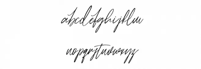 Rattih Putri Шрифта строчной