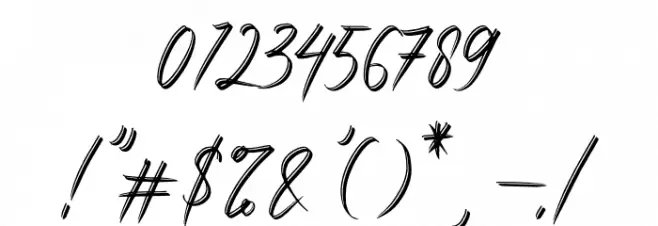 Rattnugidari Font OTHER CHARS