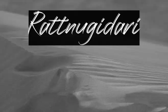 Rattnugidari Font examples