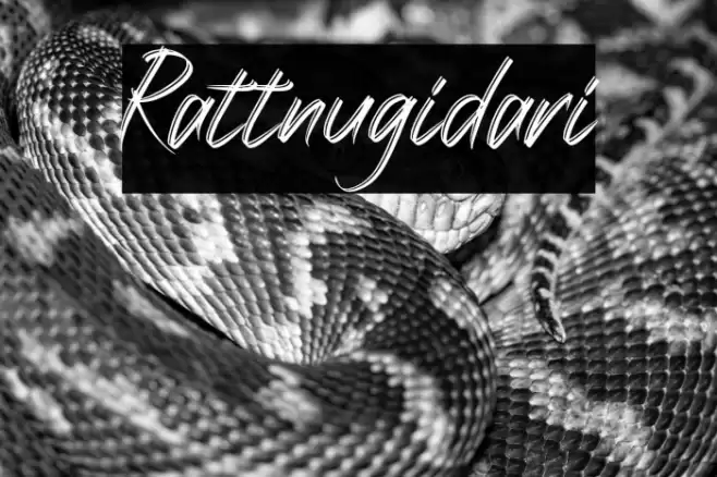 Rattnugidari Font examples