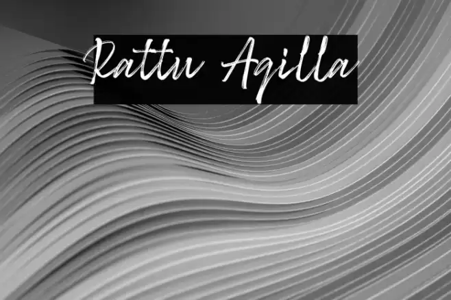 Rattu Aqilla Font examples