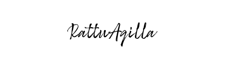 RattuAqilla  Free Fonts Download