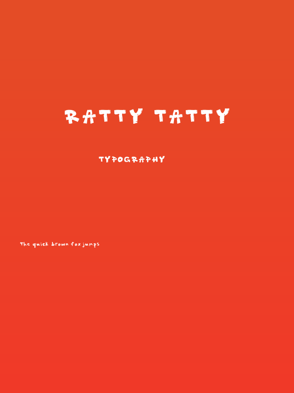 Ratty Tatty Poster