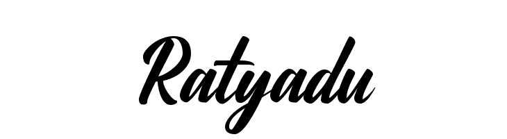Ratyadu  font caratteri gratis