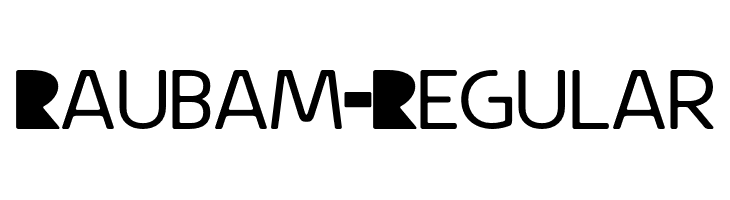 Raubam-Regular  Frei Schriftart Herunterladen