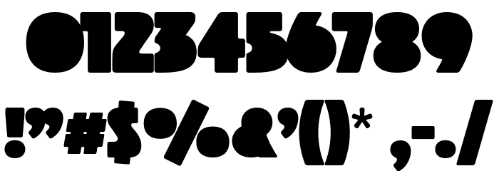 Raubam-Regular Font OTHER CHARS