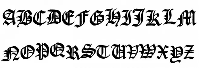 Raubtier Schriftart Groß