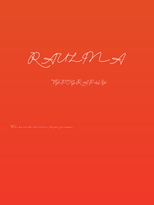 Raulina Poster