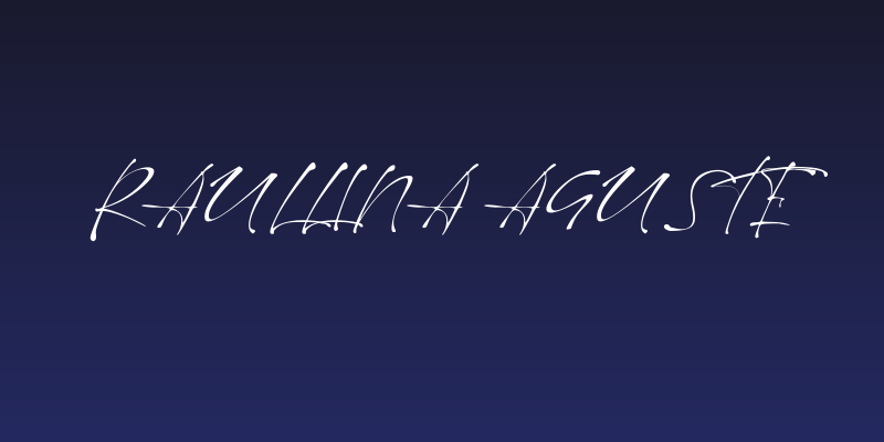 Raullina Aguste Social Header