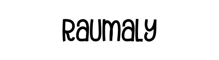 Raumaly Шрифта