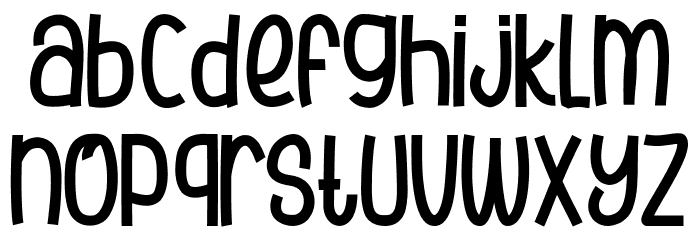 Raumaly Font LOWERCASE