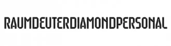 Raumdeuter Diamond Personal Fonte
