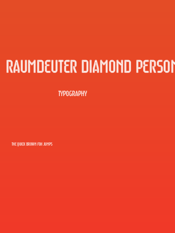 Raumdeuter Diamond Personal Poster