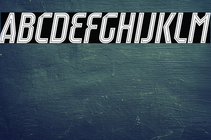 Raumdeuter Inline Italic Example 1