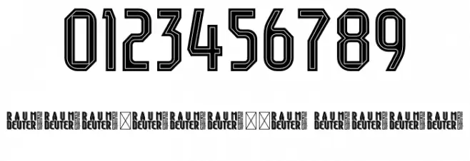 Raumdeuter Inline Personal Font OTHER CHARS