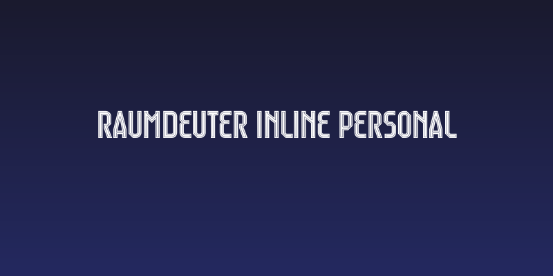 Raumdeuter Inline Personal Social Header