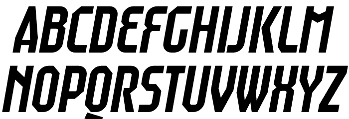 Raumdeuter Italic 字体 大写