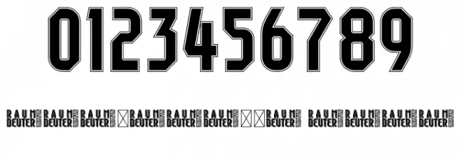 Raumdeuter Outline Personal 字体 其它煤焦