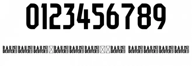 Raumdeuter Regular Personal Font OTHER CHARS