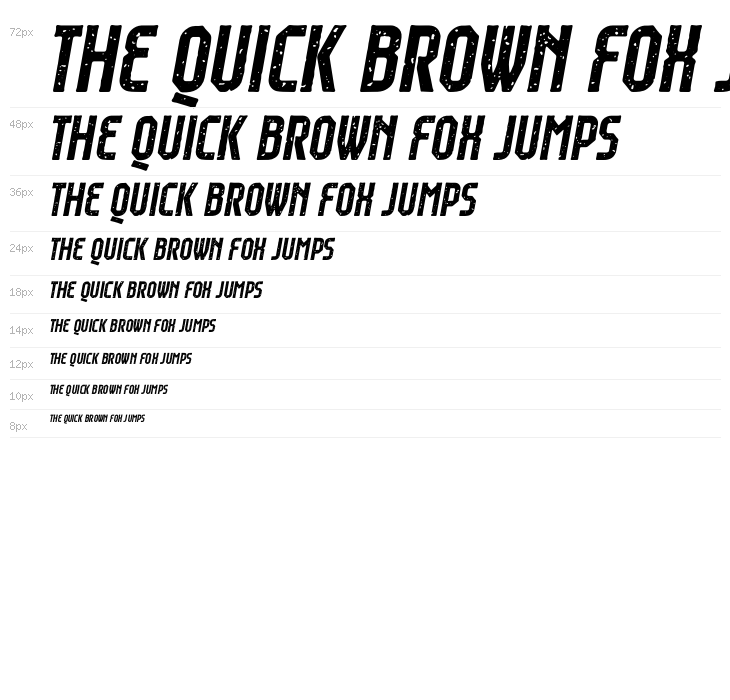 Raumdeuter Stamp Italic Waterfall