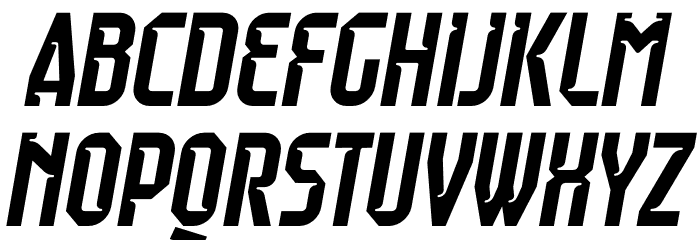 Raumdeuter Style 1 Italic Font Litere mari