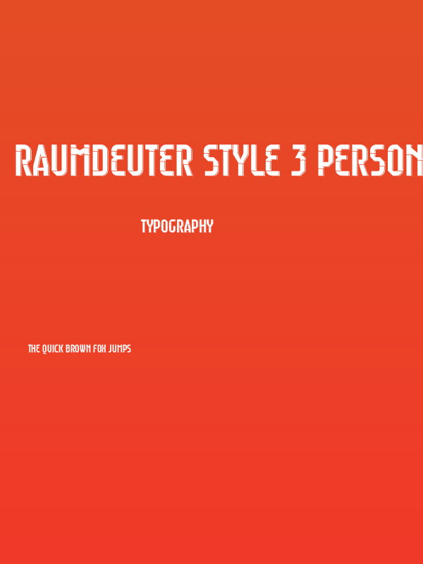Raumdeuter Style 3 Personal Poster