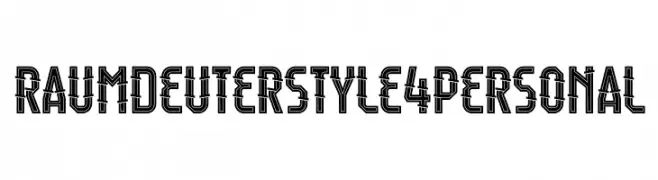 Raumdeuter Style 4 Personal  Frei Schriftart Herunterladen