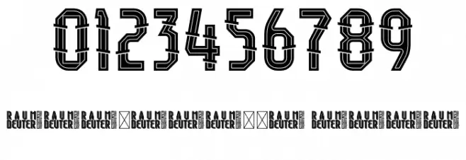 Raumdeuter Style 4 Personal Font OTHER CHARS