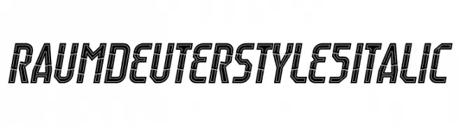 Raumdeuter Style 5 Italic  नि: शुल्क फ़ॉन्ट्स डाउनलोड