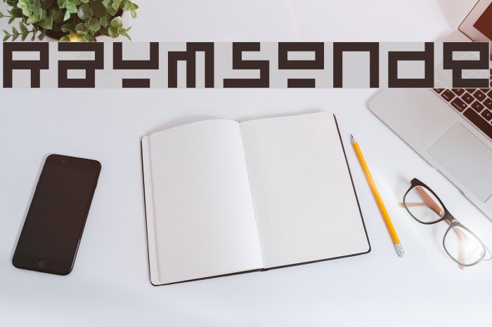 Raumsonde Font examples