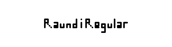 Raundi Regular  les polices de caractères gratuit tlcharger