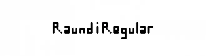 Raundi Regular  Frei Schriftart Herunterladen
