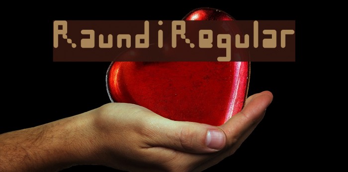Raundi Regular Font examples