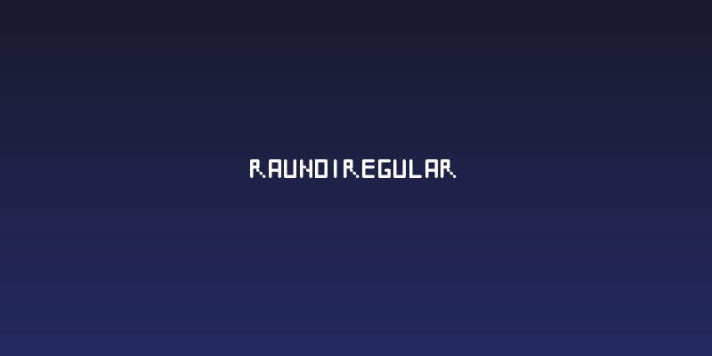 Raundi Regular Social Header
