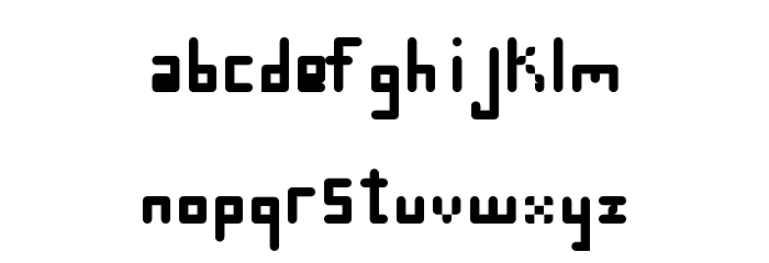 Raundi Regular Font LOWERCASE