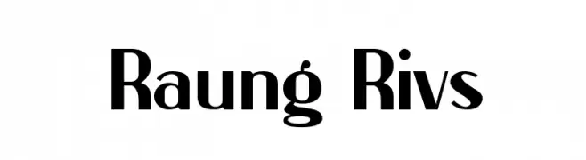 Raung Rivs  baixar fontes gratis