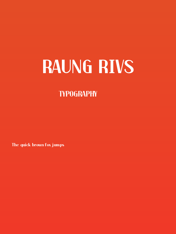Raung Rivs Poster