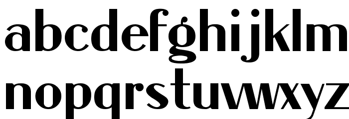 Raung Rivs Font LOWERCASE