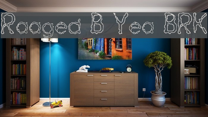 Ravaged By Years BRK Font examples