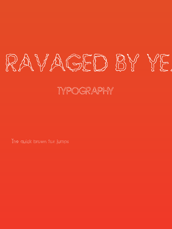 Ravaged By Years BRK Poster